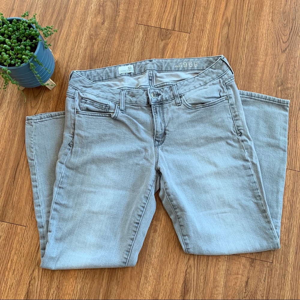 Gap 1969 Women’s Skinny Jeans Gray Wash Size 32R